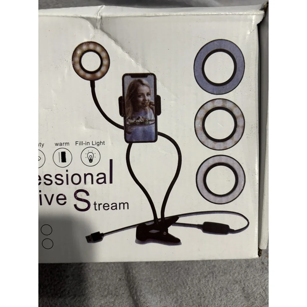 Professional‎ Live Stream LED Light and Phone Holder
